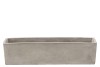 CONCRETE GREY BOWL RECTANGLE 35X8X9CM