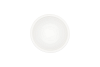 PLASTIC WHITE POT WIDE EDGE 16X15CM