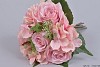 SILK ROSE+HYDRANGEA BOUQUET PEACH L31CM