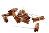 PICK CINNAMON BUNCH ON WIRE SET OF 50