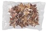 NATURE COCONUT SHELL STAR COPPER 5CM SET OF 50