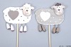 SHEEP ON PIN LAYING 14X10X2CM L59CM ASSORTED A PIECE