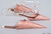 BARK TREE ON STICK COPPER SET OF 4