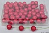 PICK GLITTERBALL ON WIRE RED 30MM SET OF 80