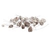 NATURE CEDAR ROSE MISTY WHITE ON A WIRE SET OF 50