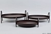 PLATEAUX EN MÉTAL 40X30X18CM SET DE 3 PIÈCES