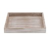 HÖLZERN TABLETT ANTIK GRAU 25X25X3CM