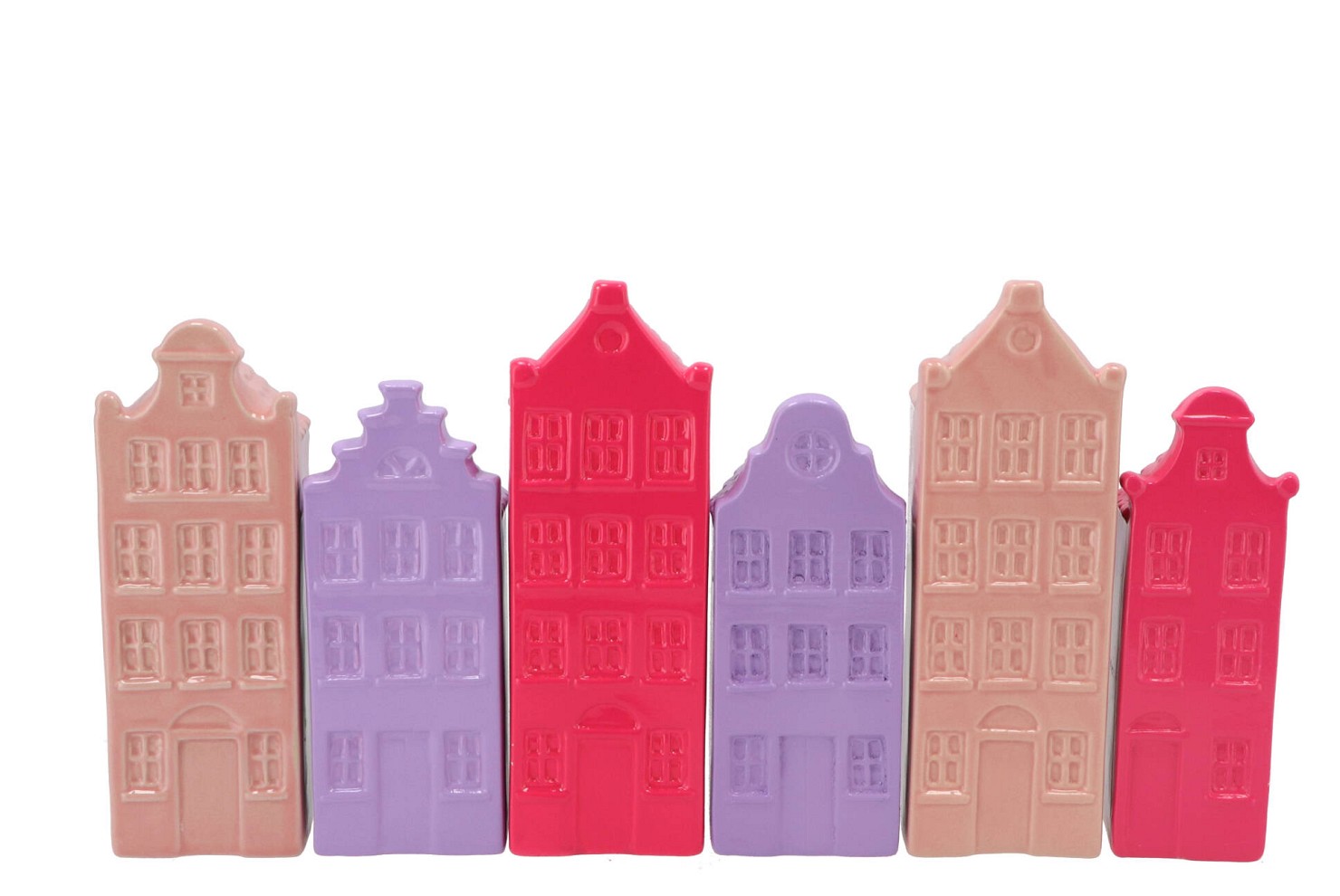 A DAM HOUSES CANAL PRETTY PINK ASS 39X5X20CM Daan Kromhout a-dam-houses-canal-pretty-pink-ass-39x5x20cm-daan-kromhout