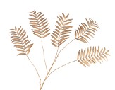 SILK PALM LEAF GOLD 125CM NM