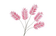 SILK PALM LEAF PINK 125CM NM