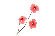 SILK HIBISCUS RED 85CM NM