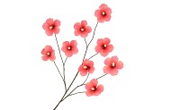 SILK HIBISCUS RED 125CM NM
