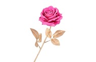 SILK ROSE GOLDIE FUCHSIA 75CM