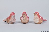 VOGEL GLAZUUR ROOD ASS P/1 14X6X8CM