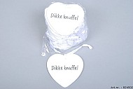 HARTHANGER 'DIKKE KNUFFEL'  9X9X0,3CM PER 24 STUKS