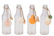 SHELLS BOTTLE 5.5X18,5CM ASSORTED A PIECE