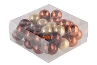 GLASS BALL COMBI NATURAL 40MM P/36