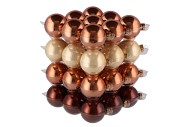 GLASS BAL COMBI NATURAL 57MM P/36