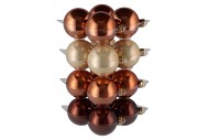 GLASS BAL COMBI NATURAL 80MM P/16