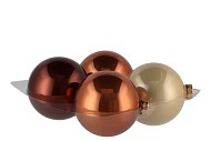 GLASS BAL COMBI NATURAL 100MM P/9
