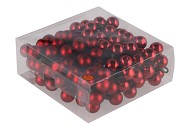 GLASS BALL COMBI DARK RED 25MM ON WIRE P/144