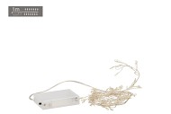 LED DRAAD ZILVER CLUSTER 100 LAMPS