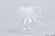 ENGEL GLAS BOA WEIß 14CM