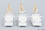 SLEE HANGER FIGUREN WIT 10X6X10CM ASSORTI PER STUK