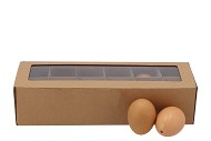 EI HUHN AUSGEBLASEN BRAUN PRO 12 STÜCK