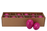 EGGS GÄNZE FUCHSIE 6X8CM PRO 12 STÜCK