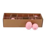 EGGS HÜHNER HELLROSA 5X6CM PRO 12 STÜCK