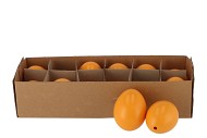 EGGS HÜHNER APRIKOSE 5X6CM PRO 12 STÜCK