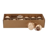 EGGS HÜHNER ANHÄNGER CREME 5X5CM PRO 12 STÜCK