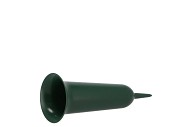 FLOWERMATERIAL GRAVE VASE 26CM GREEN