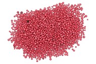 GARNISH PEARLS DECO RED 4-8MM A 4 LITER