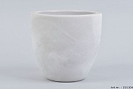BETON BLOEMPOT GRIJS 17X17X16CM