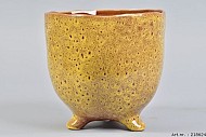 POT ST TROPEZ GEEL 18X17CM Tom
