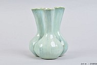 BLUMENZWIEBEL VASE AQUA/MINZ 16X16X20CM