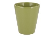 FLEUR POT VERT AMAZONE ORCHIDÉE 14X15CM