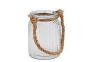 GLASS ROPE RIBBED 11X15CM