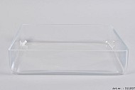 GLAS SCHAAL VIERKANT COLDCUT 30X30X7CM