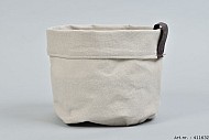 PLANT TEXTIEL MAND CRÈME 18X14CM