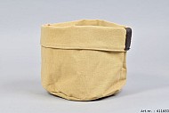 PLANTBAG TEXTILE BASKET OCHRE 18X14CM