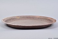 ZINC BOWL RUST 40X3CM