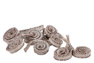 NATURE PALM MULE BLANC PAR 10 PIÈCES