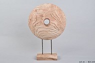 ORNAMENT HOUT OOG M 33X11X51CM