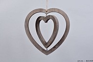 HART HOUT DUBBEL NATUREL 30X29X2CM