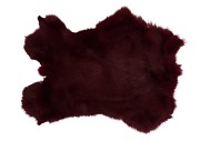 FUR SKIN AUBERGINE 47X36CM