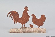 KIP FAMILIE ROEST STAAND 25X5X16CM