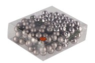 GLASS BALL TITAN GREY 20MM ON WIRE P/144